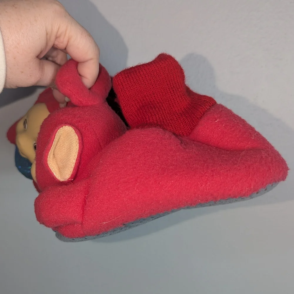 10 Vintage Teletubbies Red Po 1998 Slippers House Shoes
